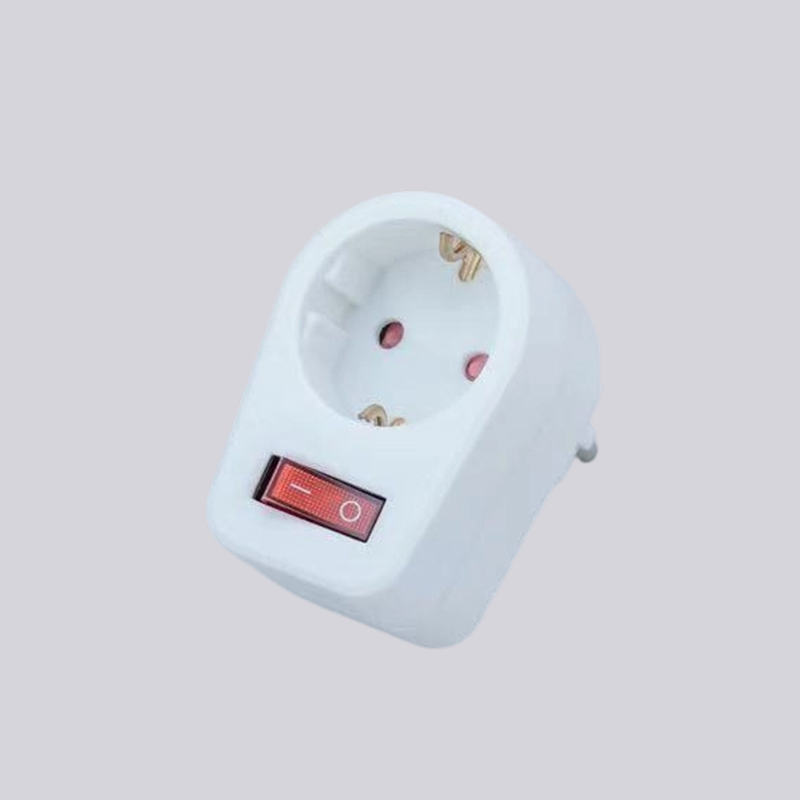 G01-01K deutscher Typ-1-Rundstecker mit Schalteradapter